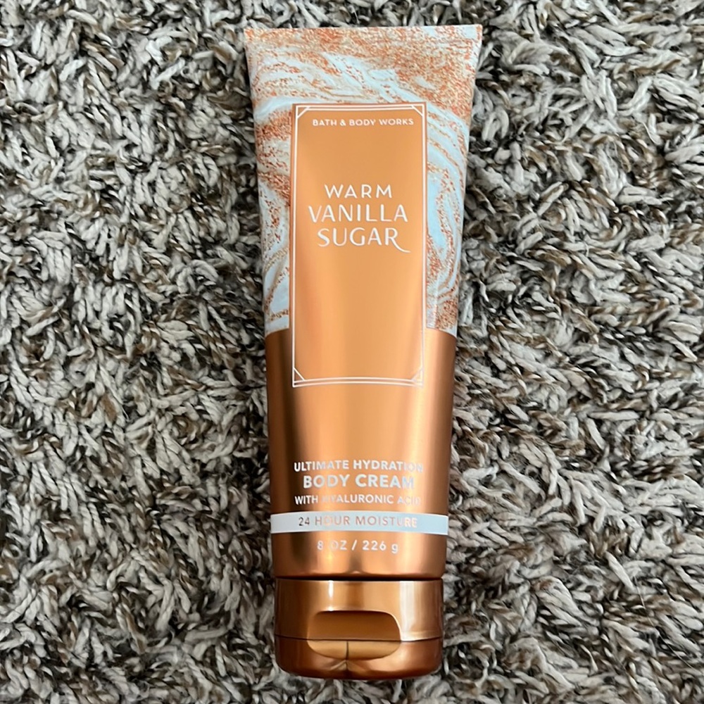 warm vanilla sugar bath and body works body cream